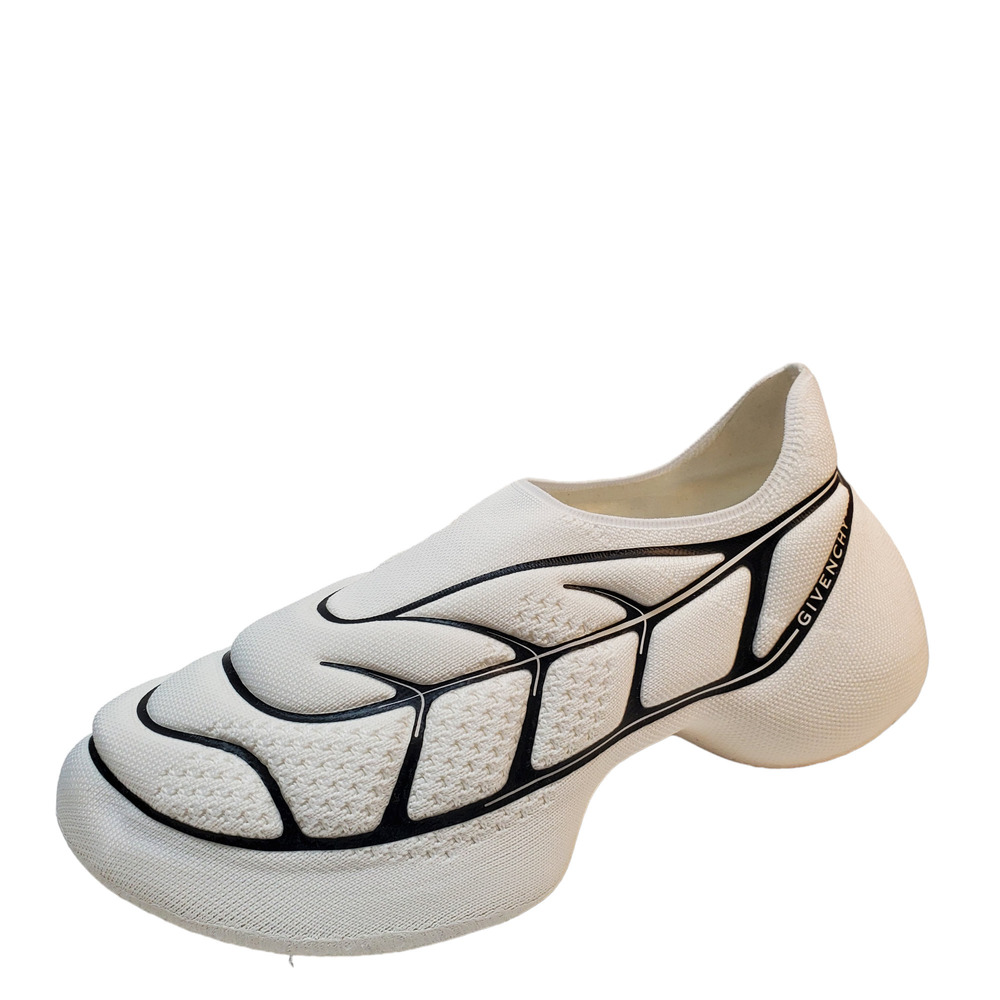 New Givenchy Mens Shoes TK-360 Plus Polyester Slip On WhiteSneakers